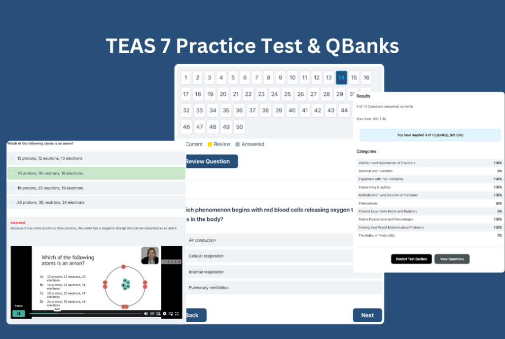 TEAS PT and Qbank mobile app cover image (1)