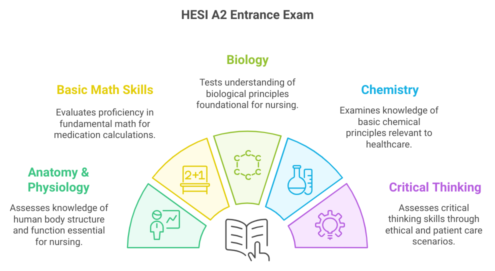 HESI A2 Subjects infographic 1